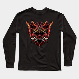 Hannya mask - Hannya Oni Long Sleeve T-Shirt